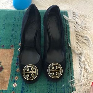 Tory burch black Heels